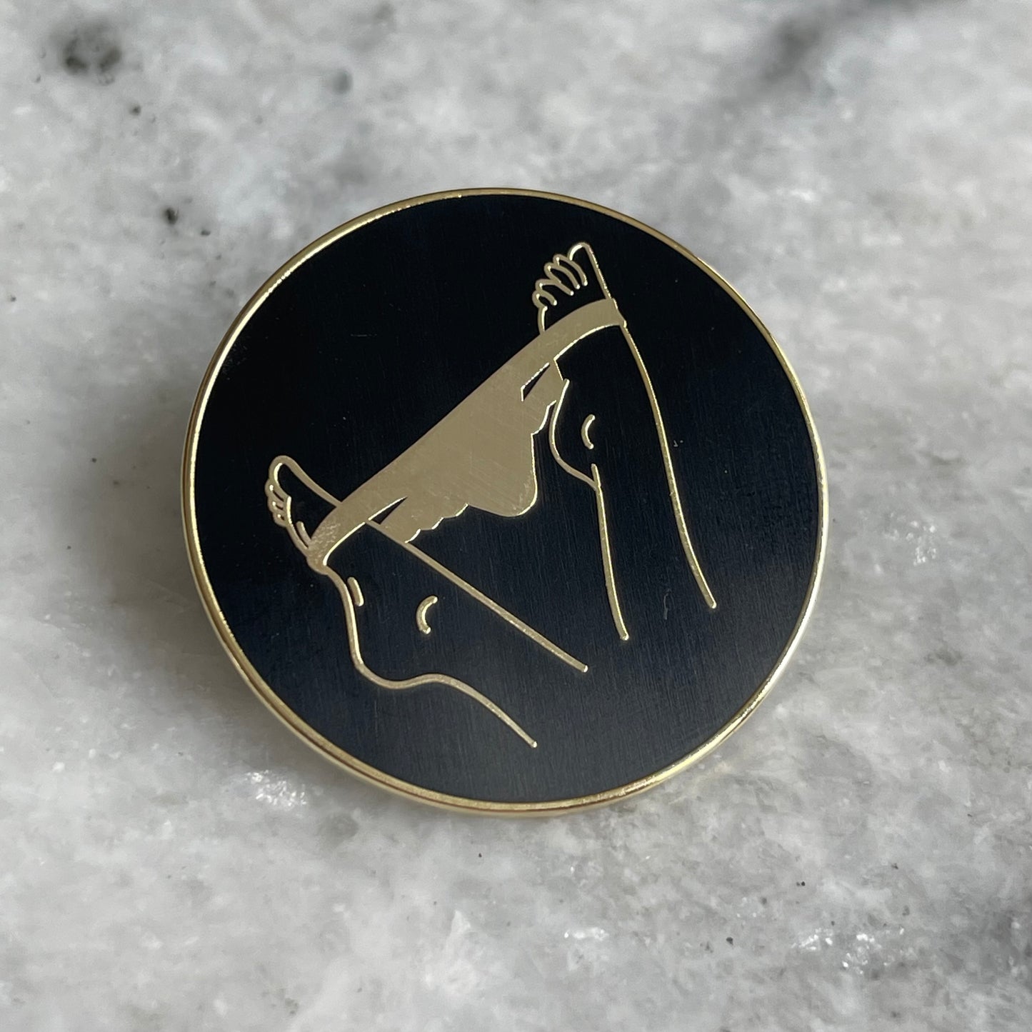 Pantsumancer Logo Pin