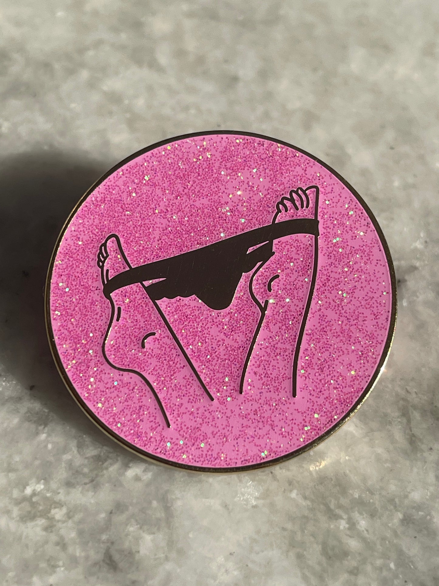 Pantsumancer Logo Pin